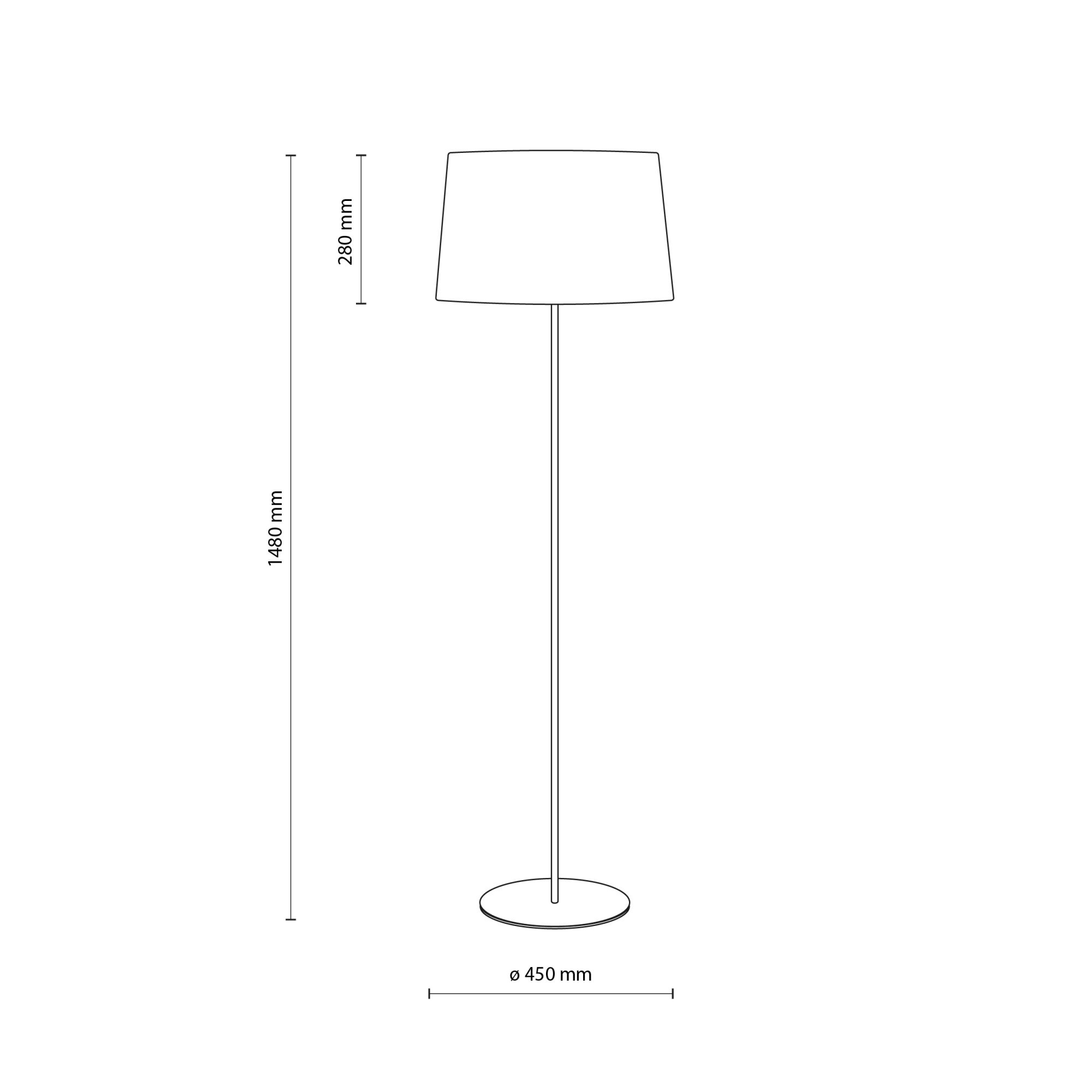 MAJA BLACK LAMPA PODŁOGOWA 1 - obrazek 8