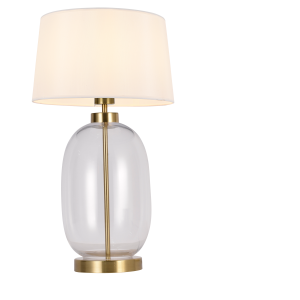 T4108-WH+CL VAZE LAMPA STOŁOWA