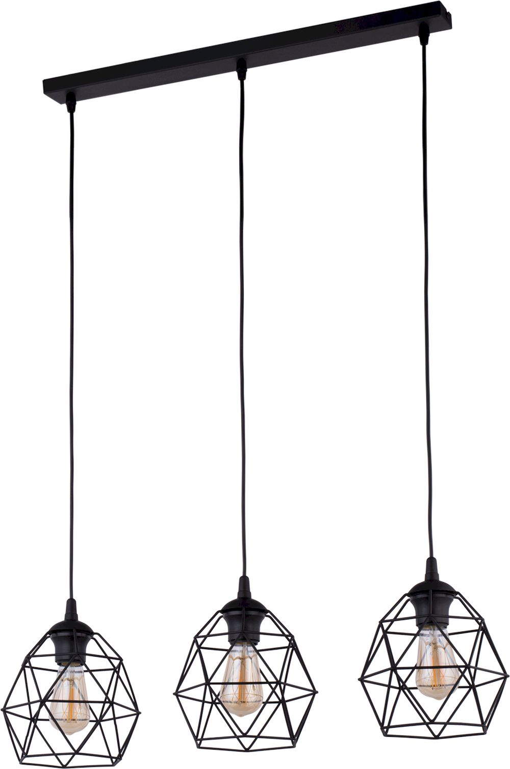 GALAXY BLACK LAMPA WISZĄCA 3 LISTWA - obrazek 2