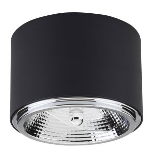 MORIS BLACK LAMPA SUFITOWA 1 PŁ
