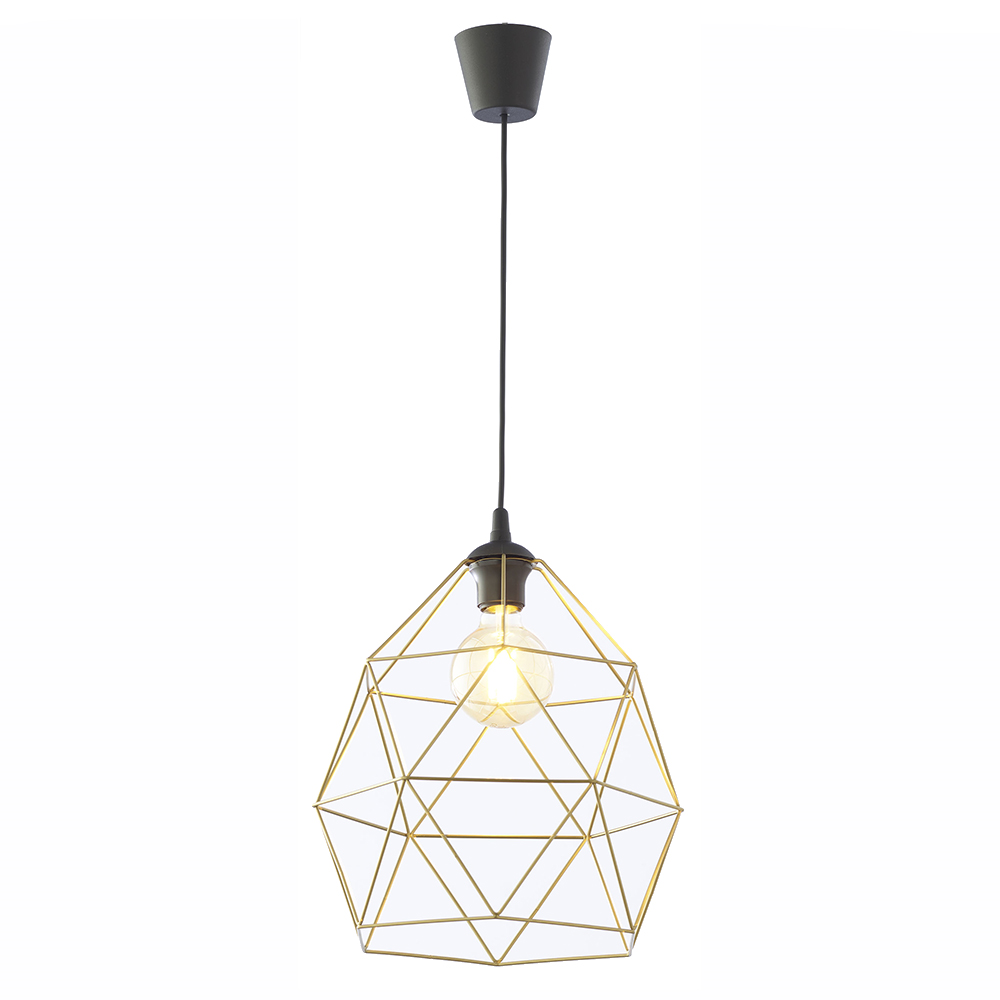 GALAXY BLACK / GOLD LAMPA WISZĄCA 1 XL