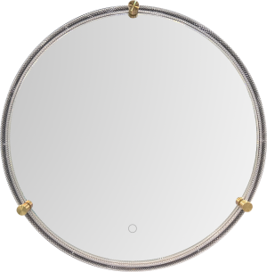 D2532 LUSTRO LED 60 CM CZARNE/BLACK