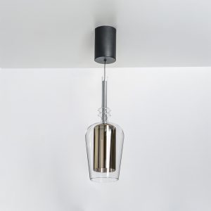 251010-AM TAGNA LAMPA WISZĄCA CZARNA/BLACK AMBER