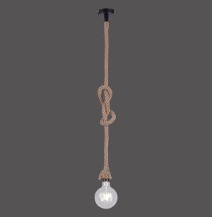 15481-18 ROPE LAMPA WISZĄCA BRĄZOWY