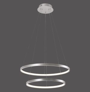 11525-21 CIRCLE LAMPA WISZĄCA SREBRNY