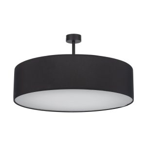 RONDO BLACK LAMPA SUFITOWA 4  600