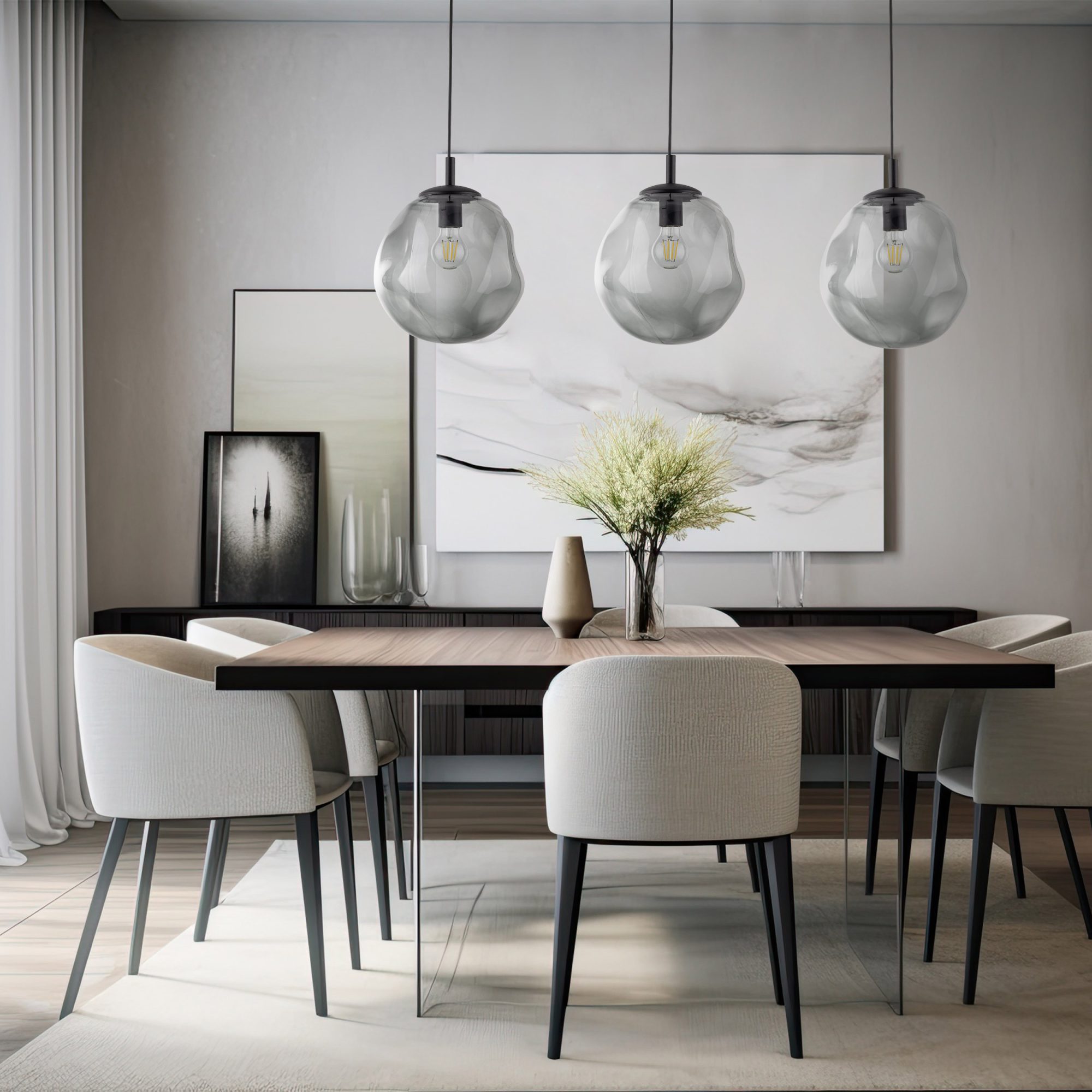 SOL GRAPHITE LAMPA WISZĄCA 1 PŁ - obrazek 2