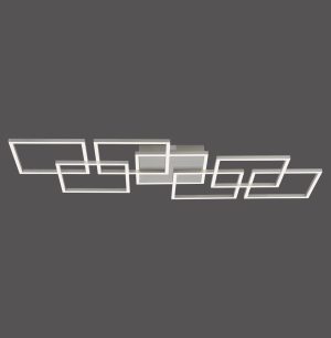 6014-55 Q-INIGO LAMPA SUFITOWA STALOWY