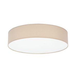 RONDO BEŻOWE LAMPA SUFITOWA 4 PŁ 600