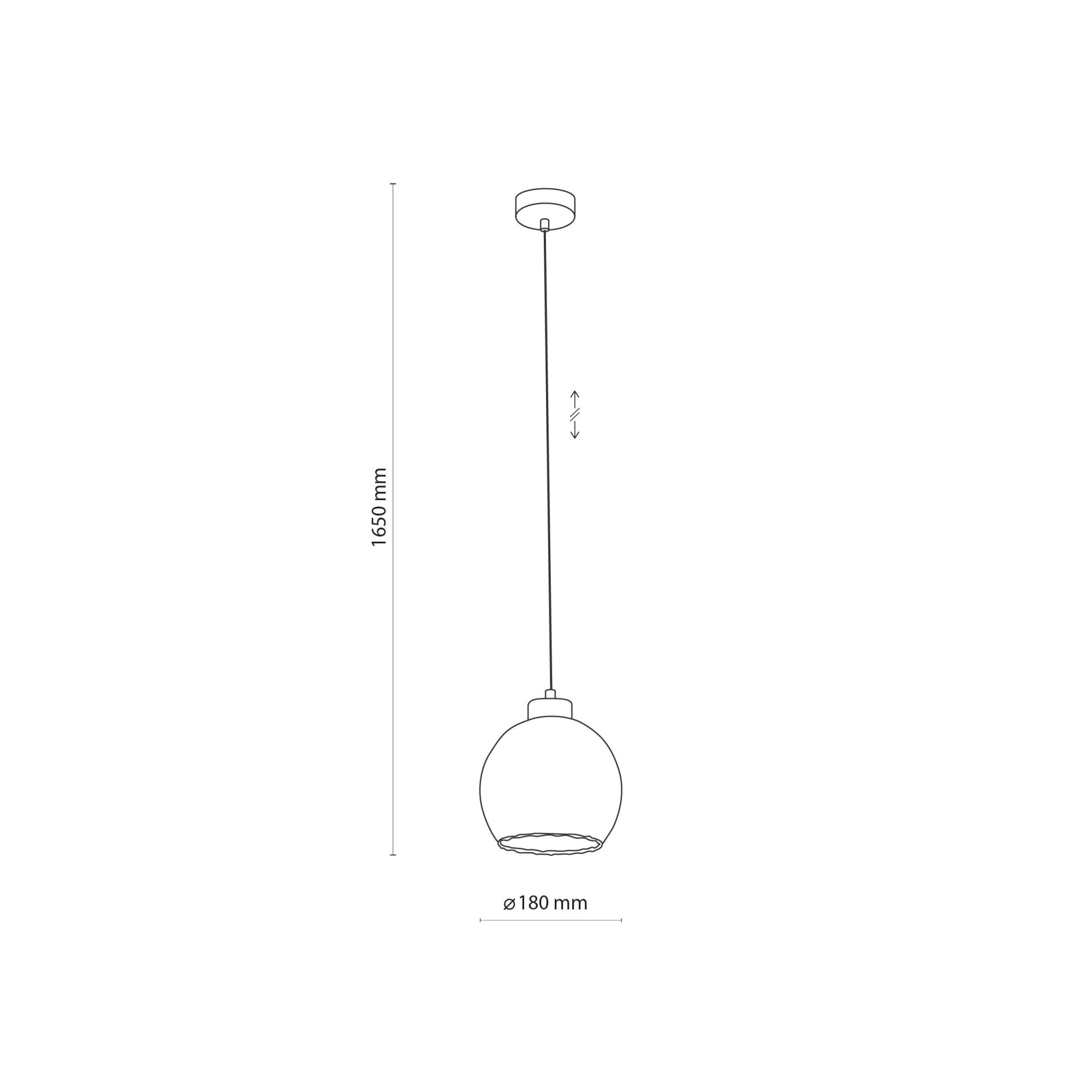 DEVI TRANSPARENT LAMPA WISZĄCA 1 180 - obrazek 8