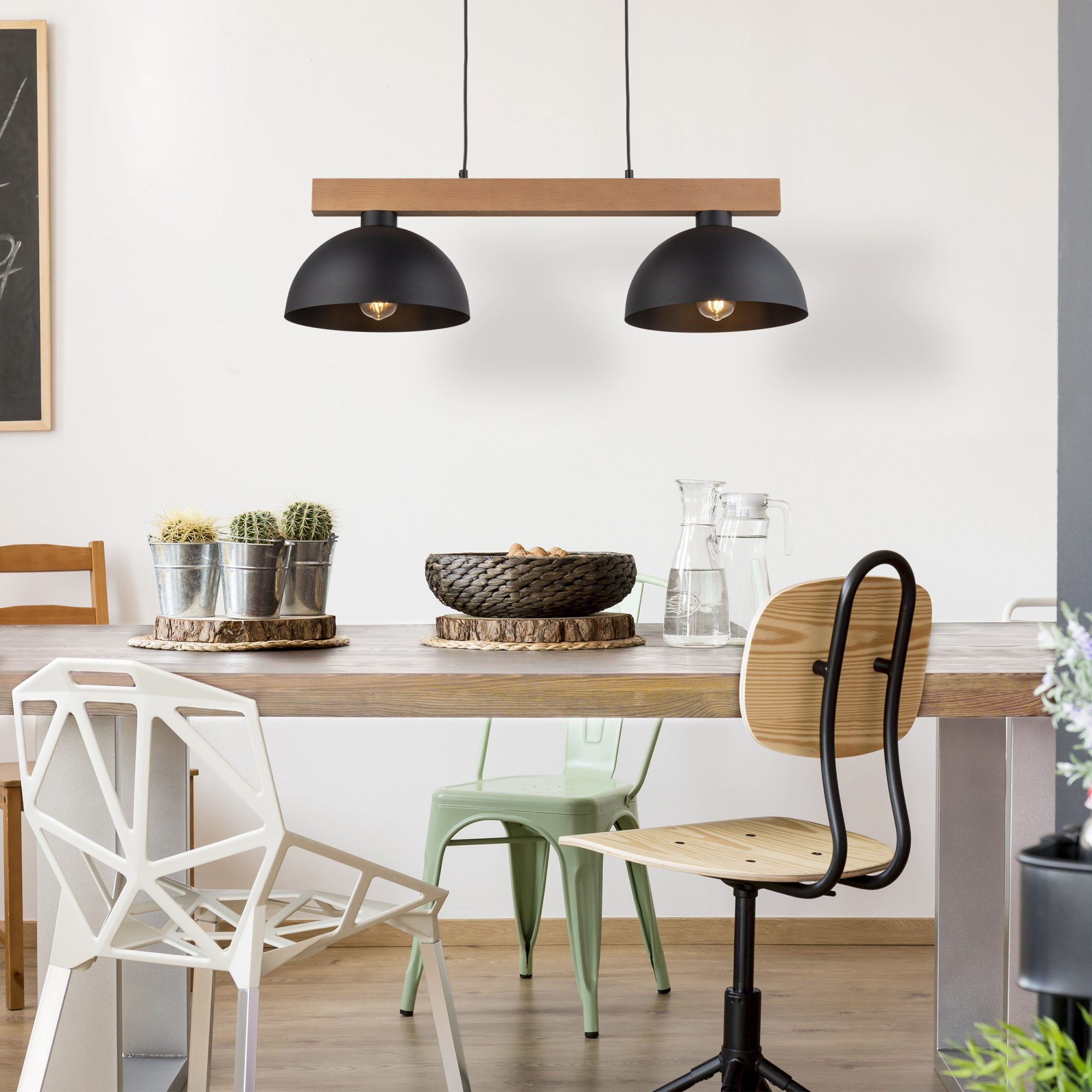 OSLO BLACK LAMPA WISZĄCA 2 - obrazek 3