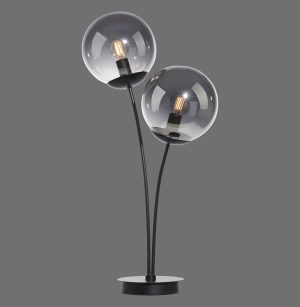 14605-18 BIG WIDOW LAMPA STOŁOWA CZARNY