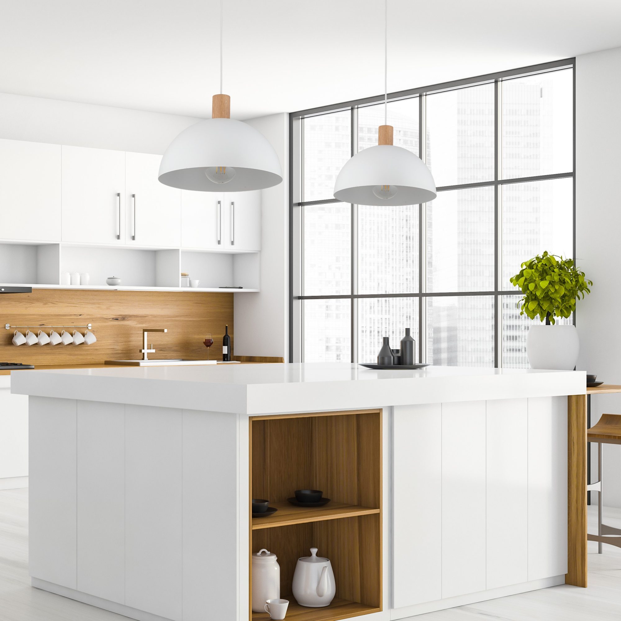 OSLO WHITE LAMPA WISZĄCA 1 - obrazek 2