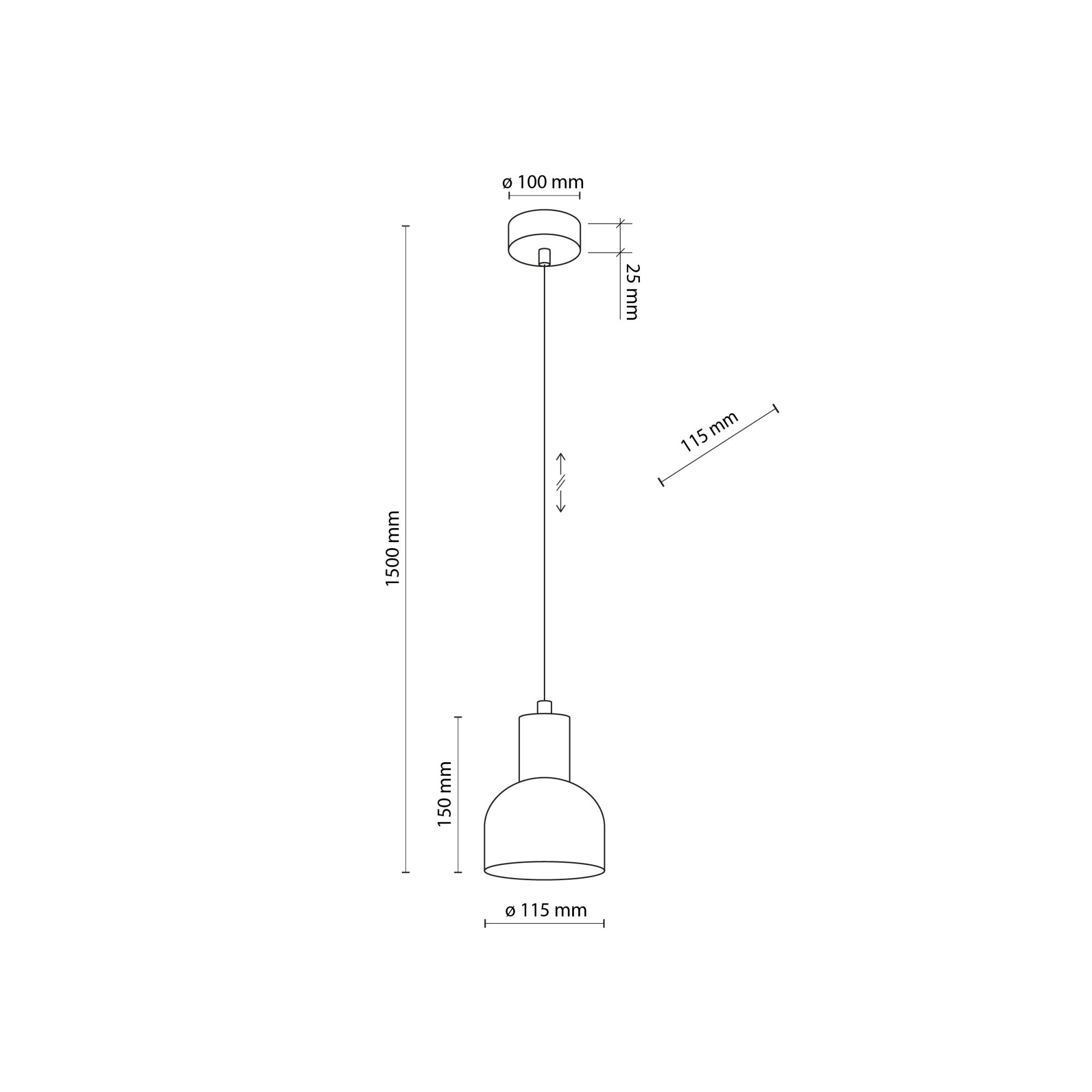 CAIRO LAMPA WISZĄCA 1 - obrazek 8