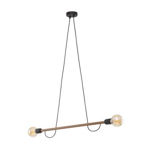 HELIX WOOD ORZECH LAMPA WISZACA 2