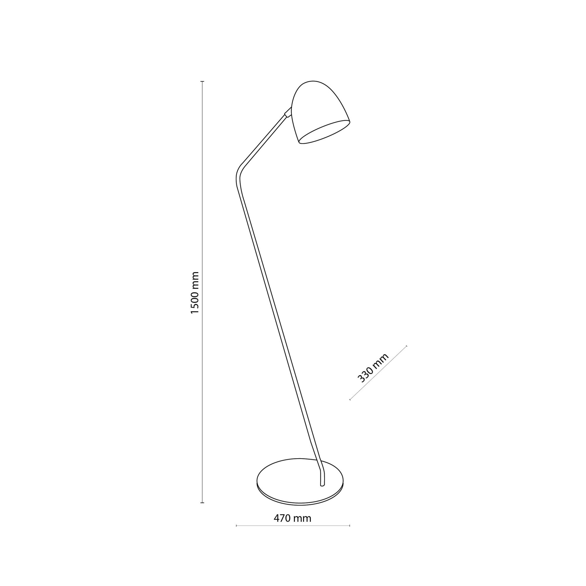 SOHO BLACK LAMPA.PODŁOGOWA 1 - obrazek 6