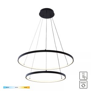 18140BK-2 BRENO LAMPA WISZĄCA CZARNA/BLACK