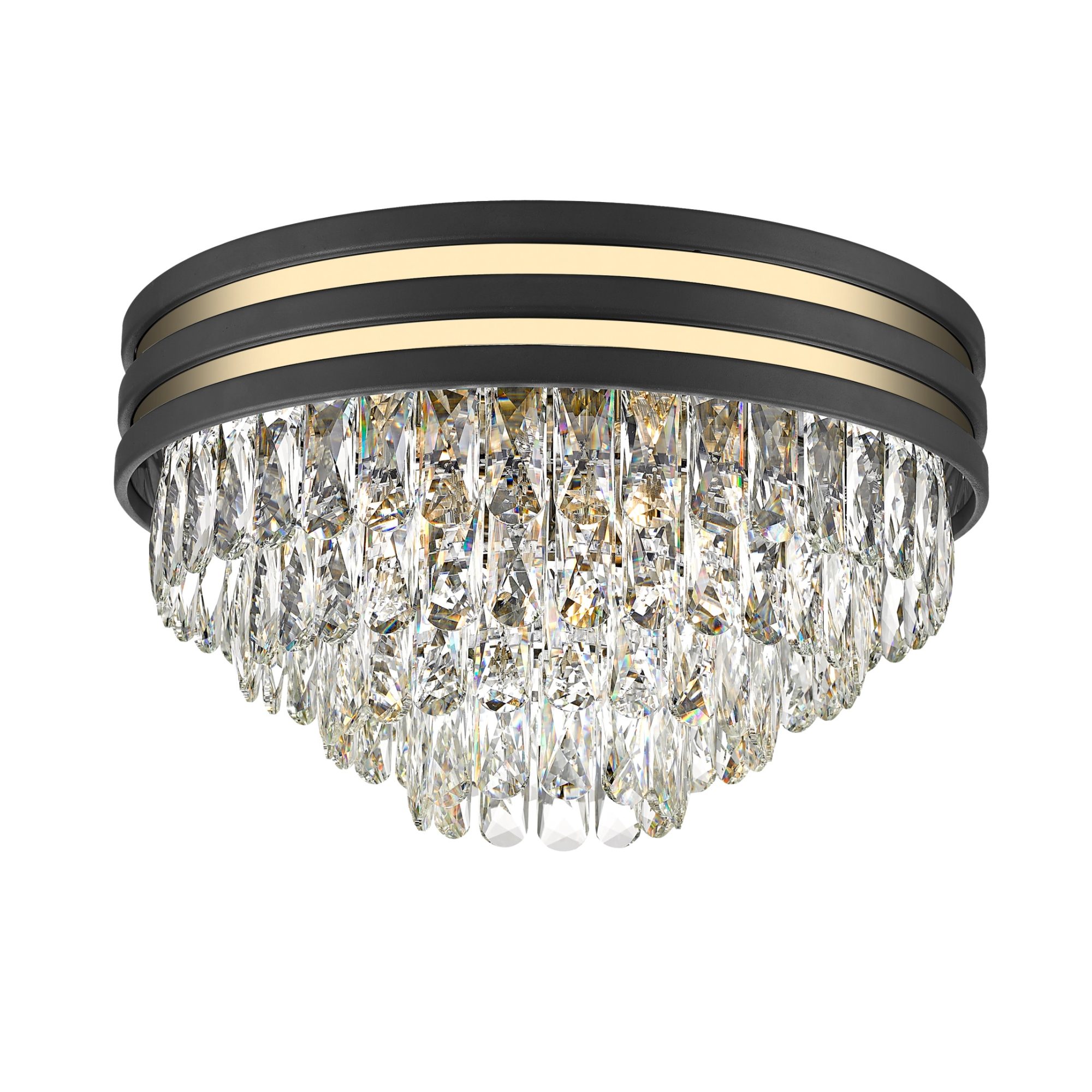 C0525-05A-P7D7 NAICA LAMPA SUFITOWA ZŁOTA&CZARNA/GOLD&BLACK