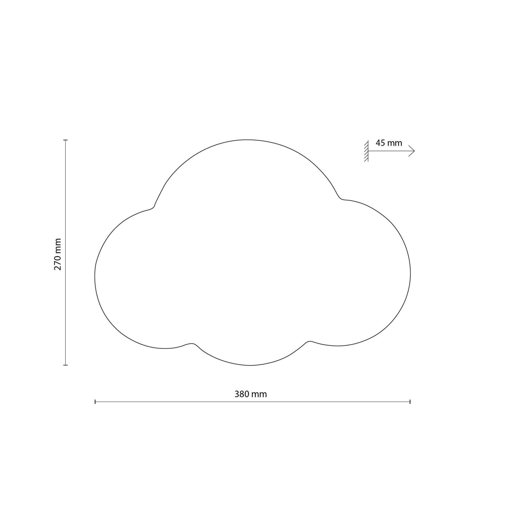 CLOUD BEIGE KINKIET 2 X G9 - obrazek 7