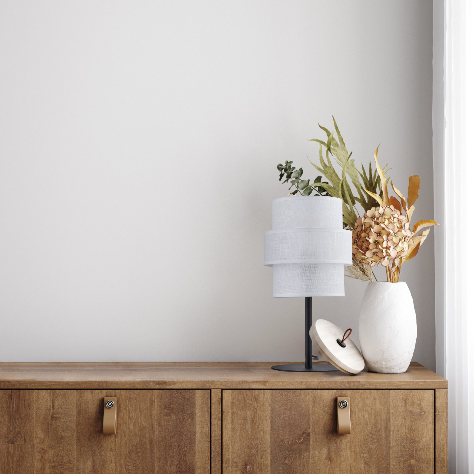 CALISTO WHITE LAMPKA NOCNA 1 - obrazek 2