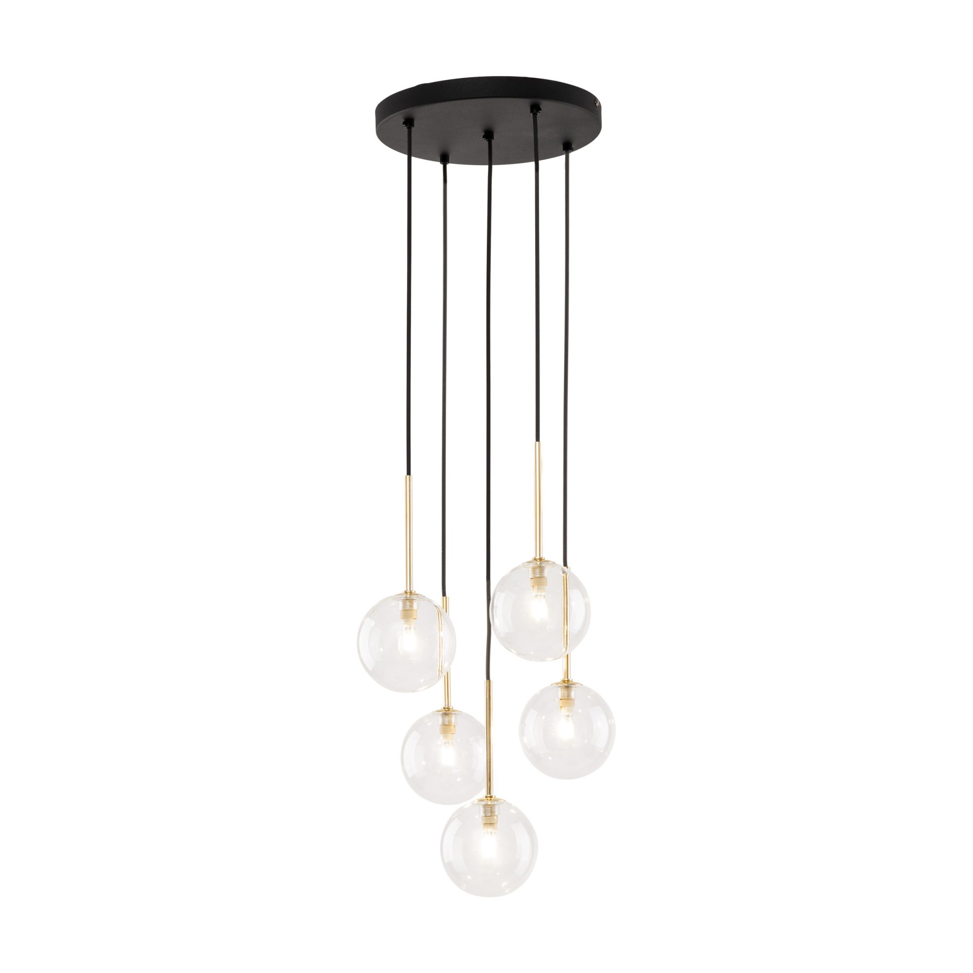 NILOS BLACK / GOLD LAMPA WISZĄCA 5 - obrazek 5