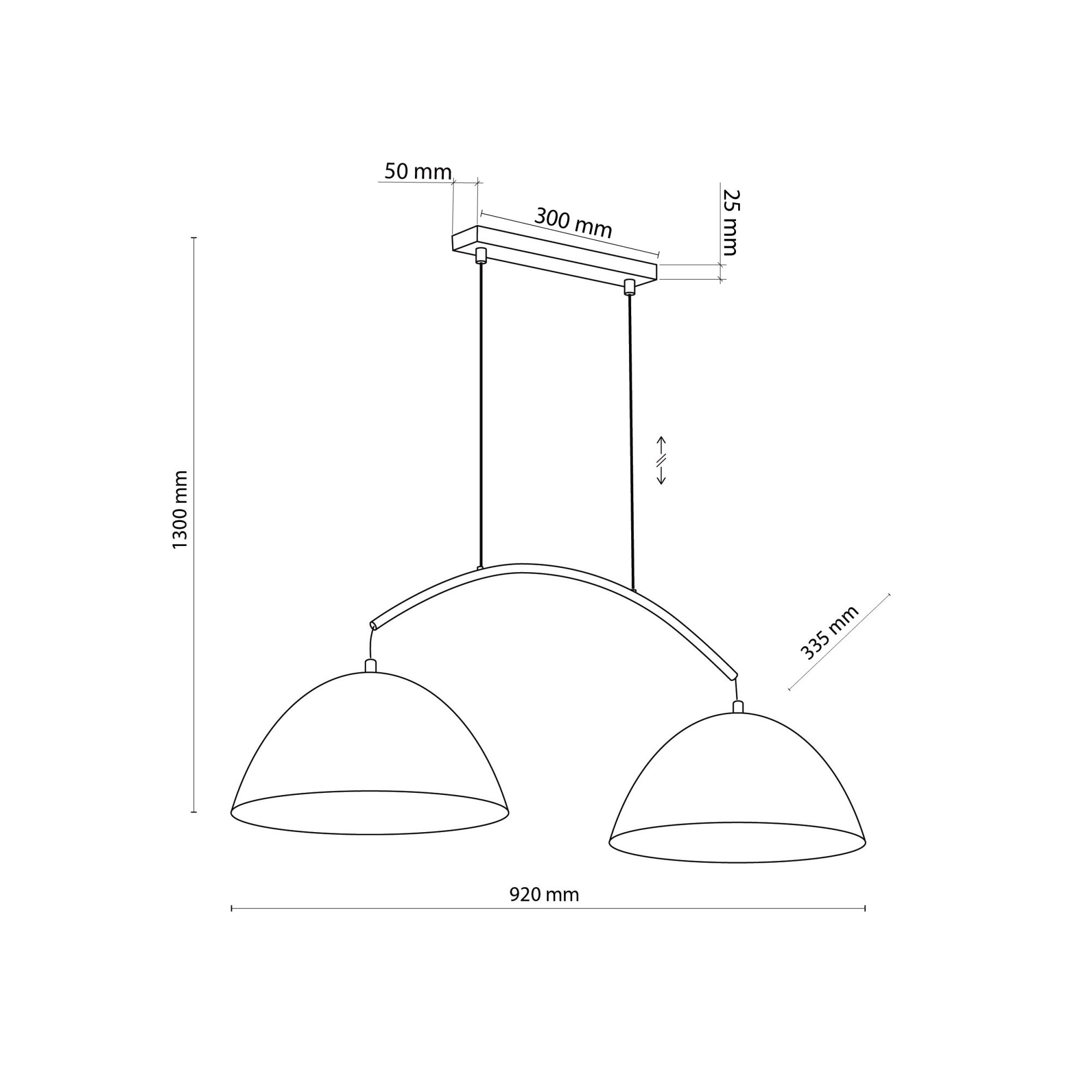 FARO BLACK LAMPA WISZĄCA 2 - obrazek 4