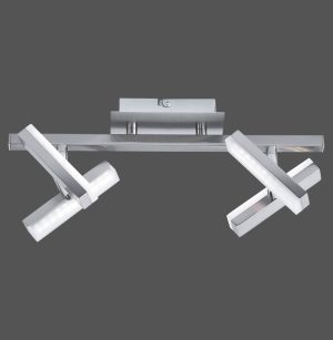 11277-55  RICO LAMPA SUFITOWA STALOWY