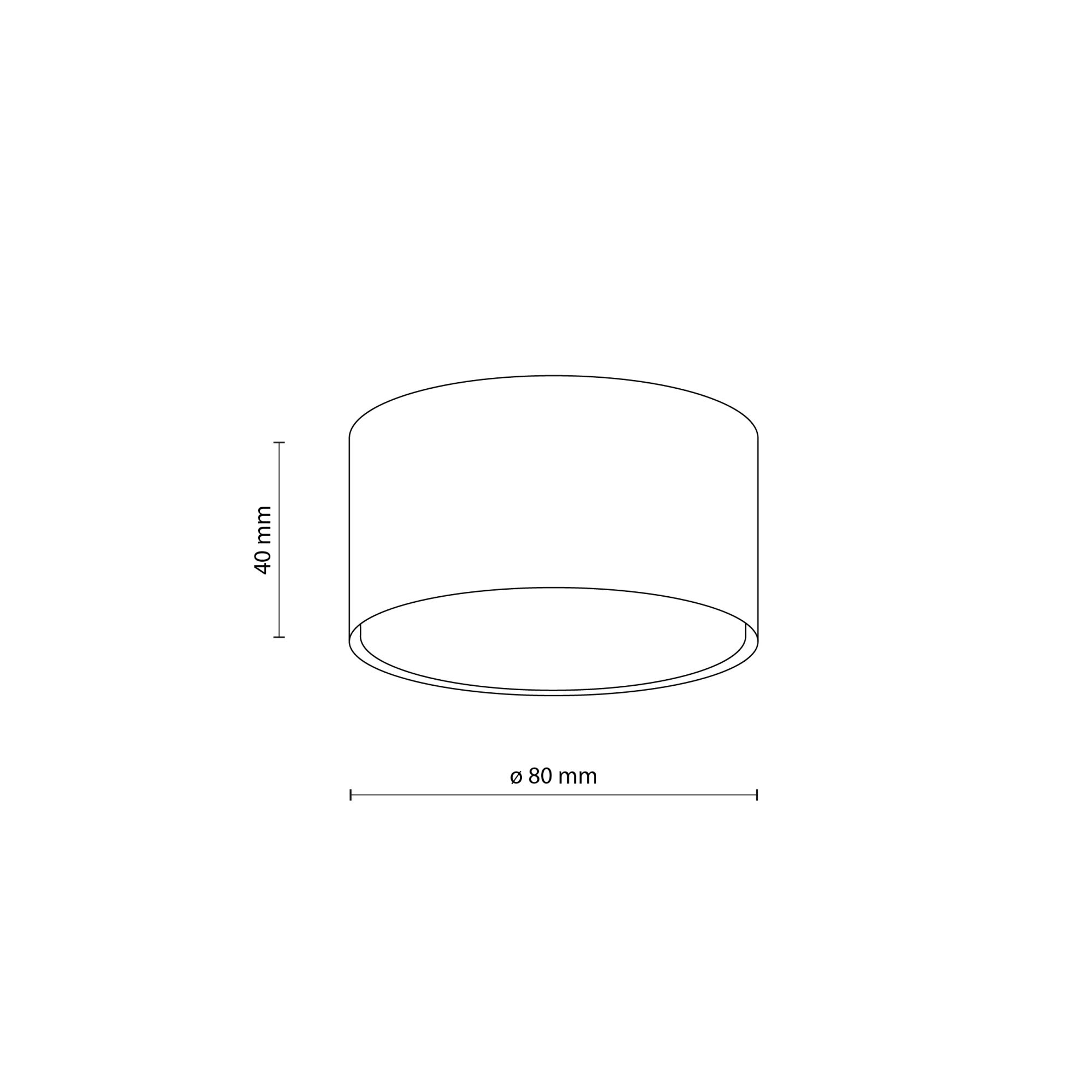 TOP GOLD LAMPA SUFITOWA 1 GX53 - obrazek 4