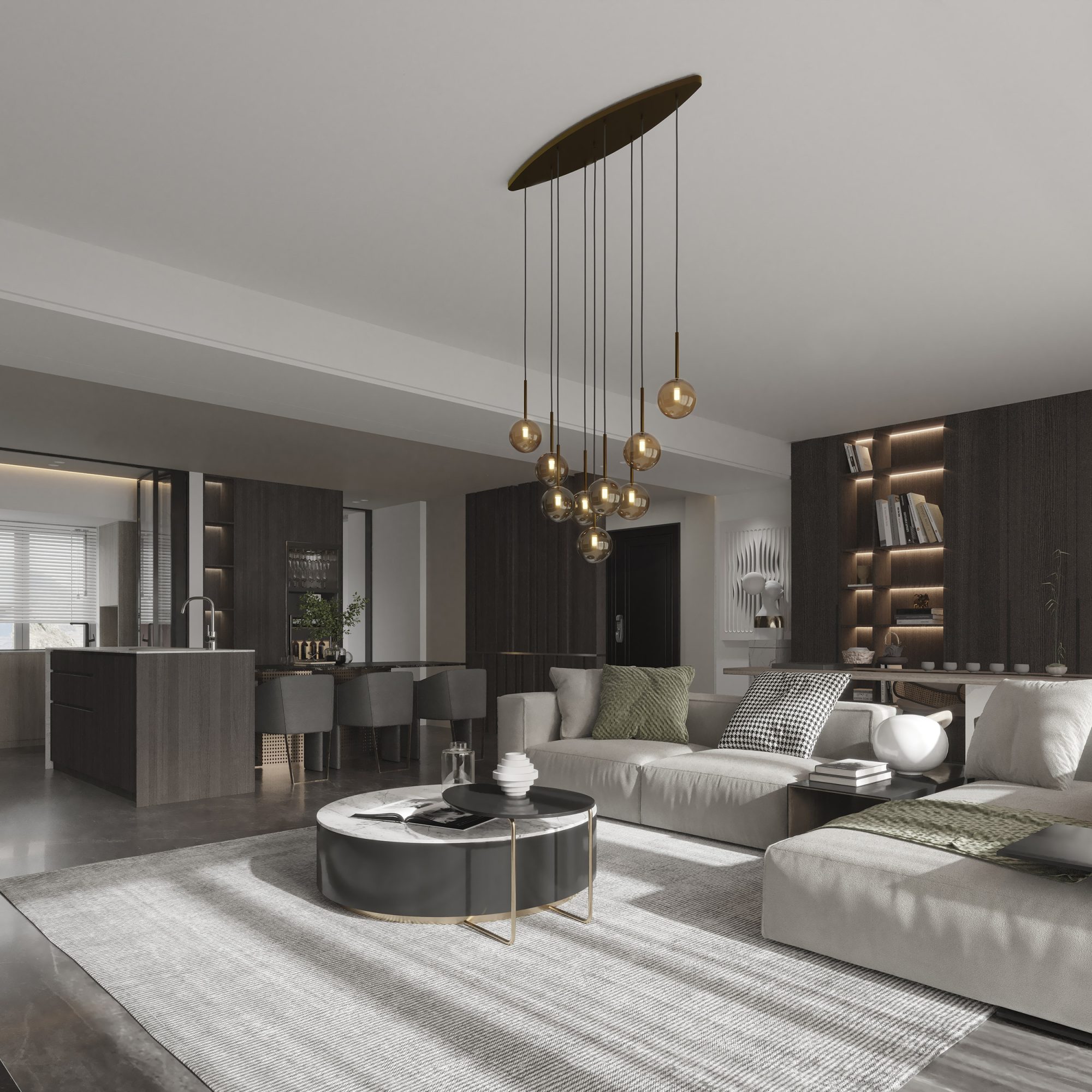 ESTERA BROWN LAMPA WISZĄCA 9 - obrazek 2