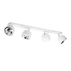 ALTEA WHITE LAMPA SUFITOWA 4 + ŻARÓWKI