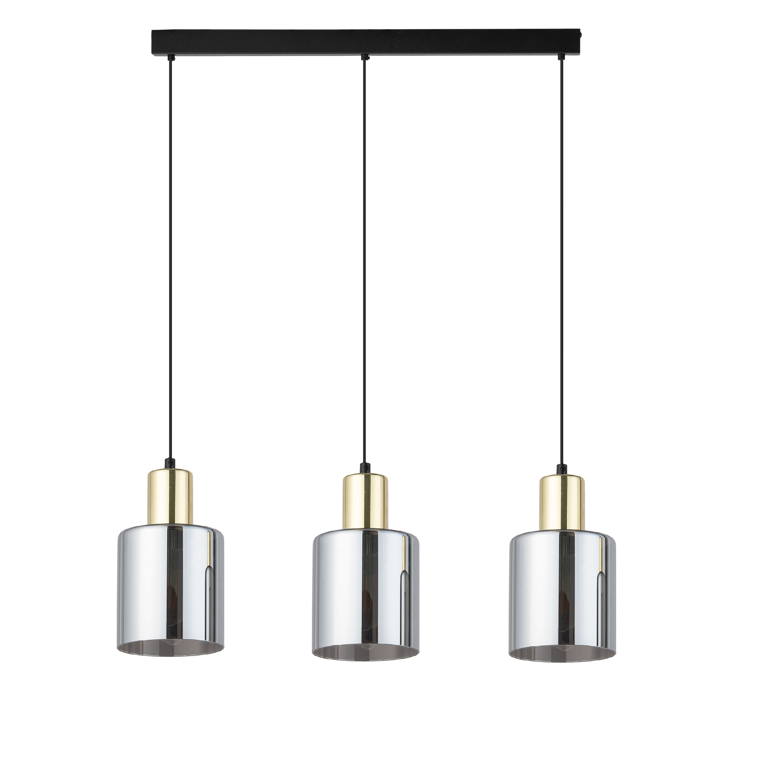 SIERRA GOLD LAMPA WISZĄCA 3 LISTWA