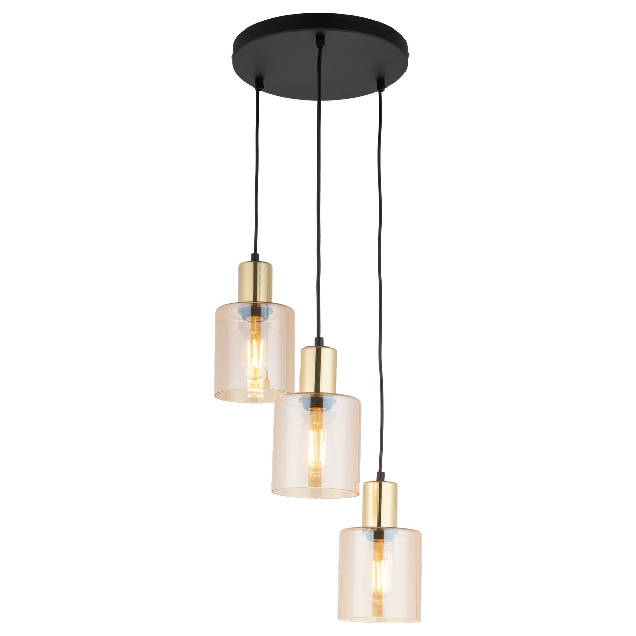 SIERRA GOLD AMBER LAMPA WISZĄCA 3 - obrazek 3