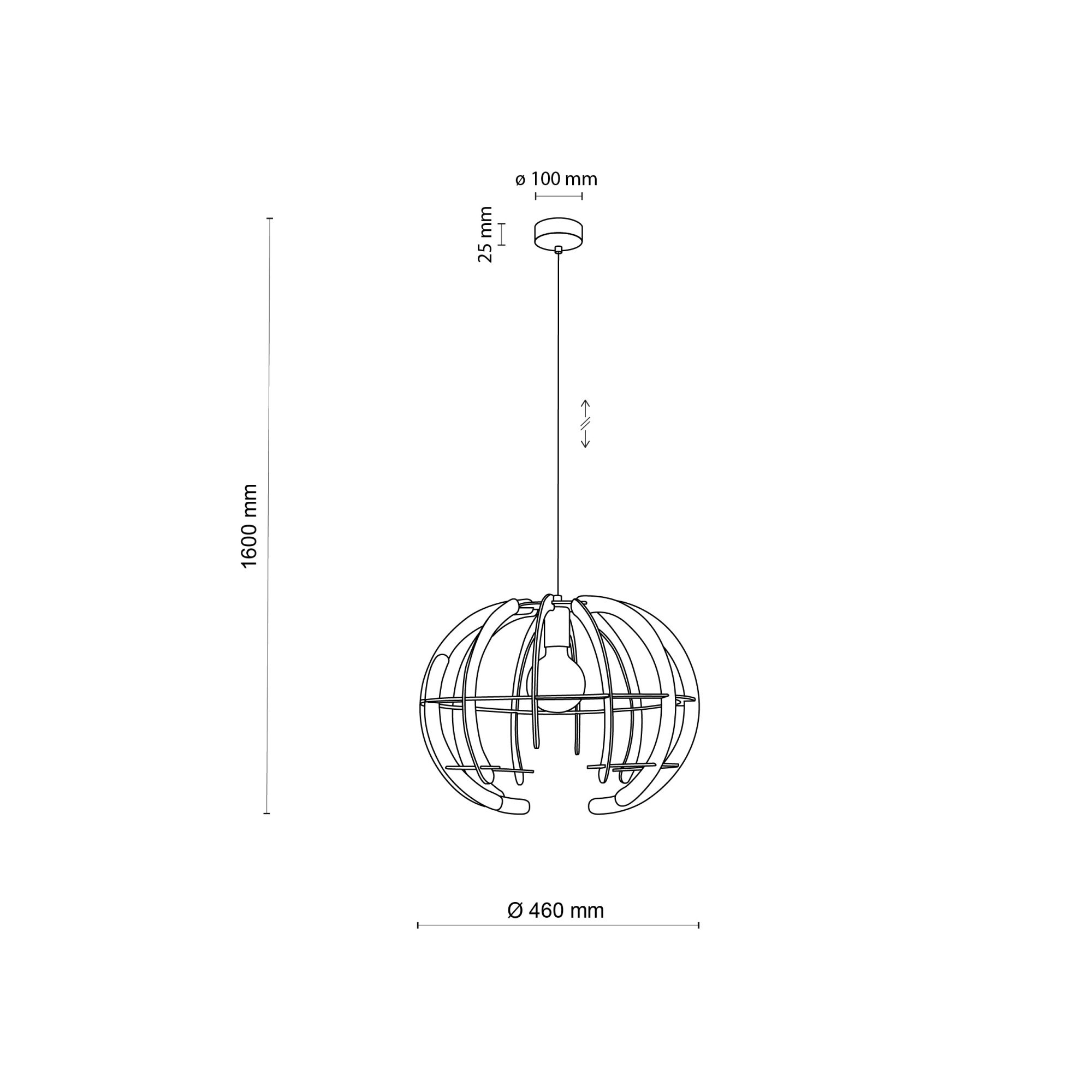 VENUS WOOD LAMPA WISZĄCA 1 M - obrazek 8