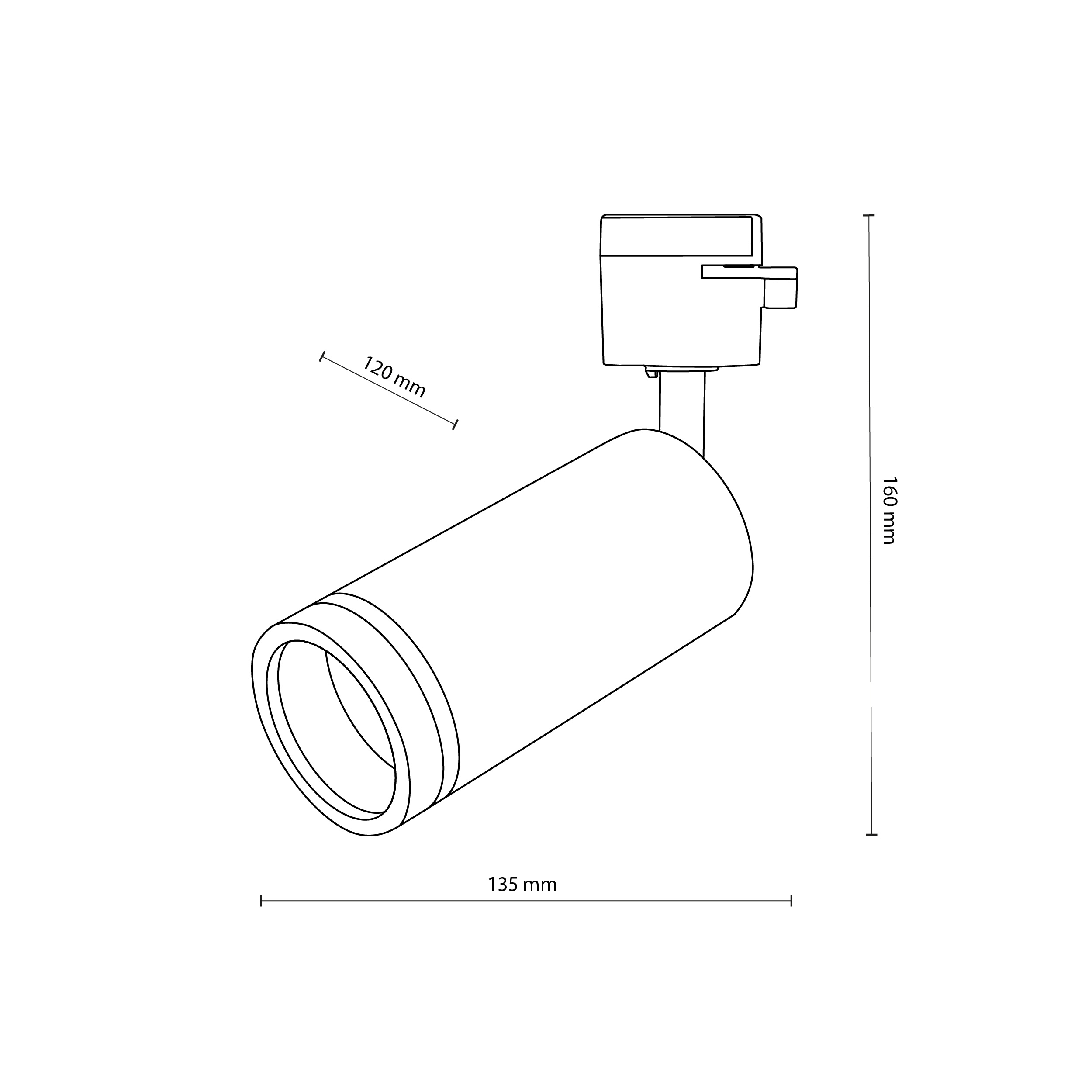TRACER JET RING BLACK 1xGU10 - obrazek 3