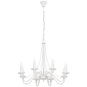 ŻYRANDOL RÓŻA 8 WHITE