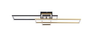 MS243 LUMENZ LAMPA SUFITOWA CZARNA-ZŁOTA/BLACK-GOLD