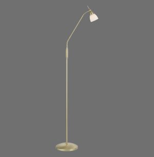 400-60 PINO LAMPA PODŁOGOWA MATOWY MOSIĄDZ