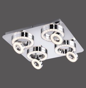 14522-17 TIM LAMPA SUFITOWA CHROM