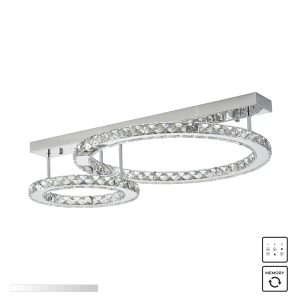 MX3713-2-3CT GIRONA LAMPA SUFITOWA CHROM/CHROME