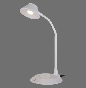 14414-16 PUCKI LAMPA STOŁOWA BIAŁY
