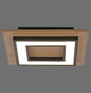 14562-18 TOLA LAMPA SUFITOWA CZARNY/DREWNO