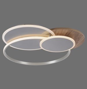 8328-79 PALMA LAMPA SUFITOWA DREWNO
