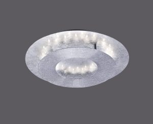 9011-21 NEVIS LAMPA SUFITOWA SREBRNY