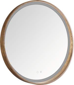 3123-2 LUSTRO LED 80X80 CM DREWNO/WOOD