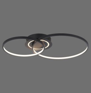 14540-18 ASMINA LAMPA SUFITOWA CZARNY