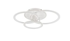 MS238130-WH LUNAR LAMPA SUFITOWA BIAŁA-CHROM/WHITE-CHROME