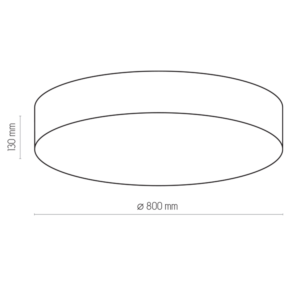 RONDO BEŻOWE LAMPA SUFITOWA 6 PŁ 780 - obrazek 3