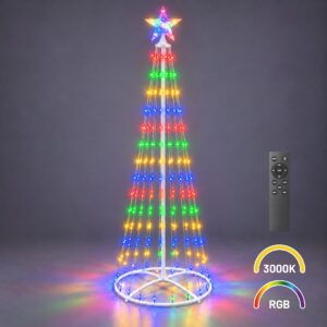 Choinka LED 1,8m 269LED 2700K + RGB IP44