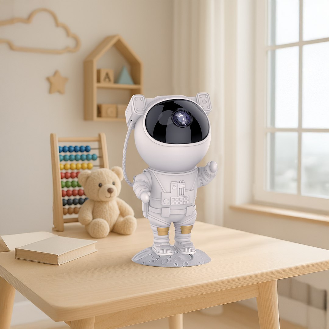 Astronauta Projektor Gwiazd Nieba Led - obrazek 4