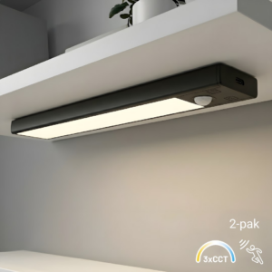 Lampka Podszafkowa Viro 3CCT 20cm Czarny Dwupak